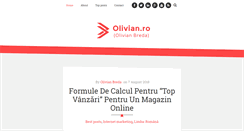 Desktop Screenshot of olivian.ro
